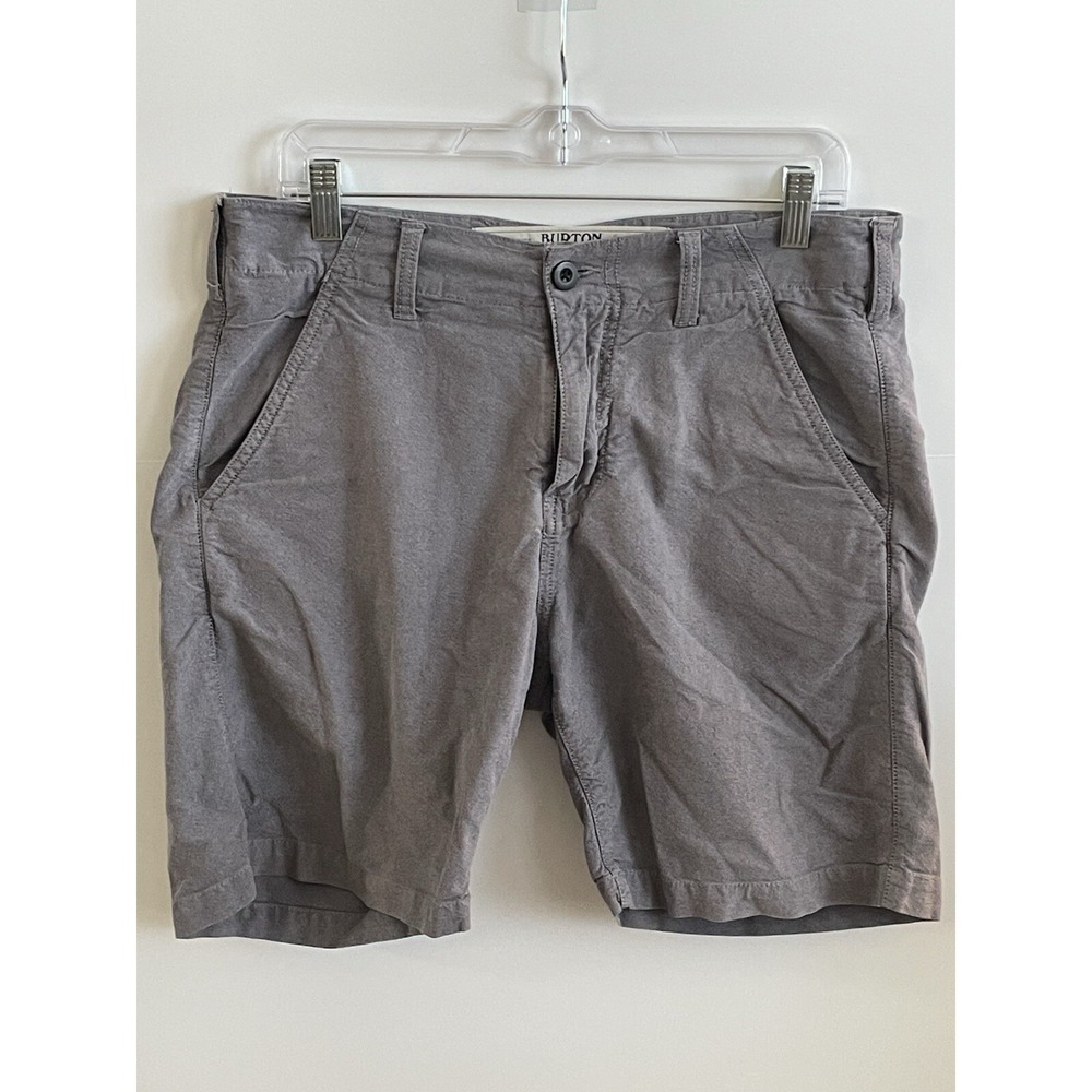Burton Kingfield Flat Front Shorts Men's Size 33 Blue Outdoor‎ Hiking Stretch
